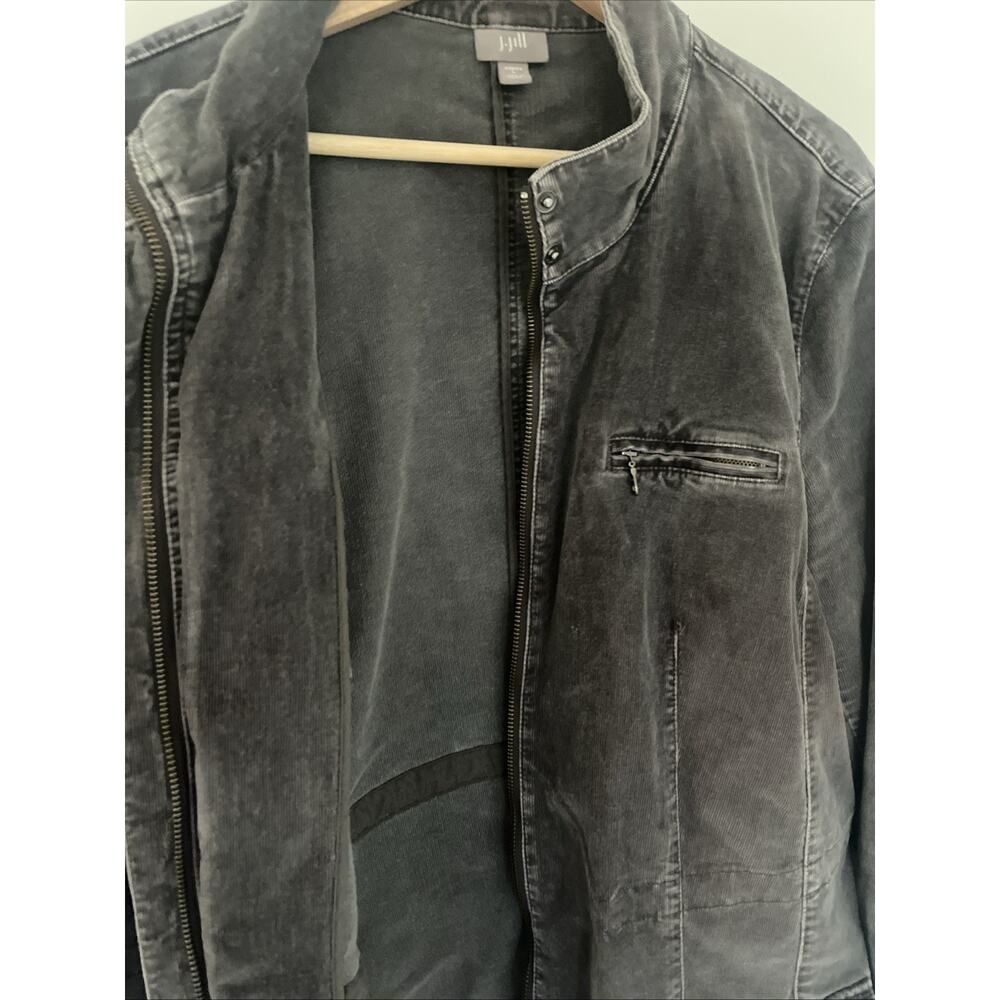 J Jill Corduroy Chore Barn Coat‎ Size Large Gray - Picture 14 of 15